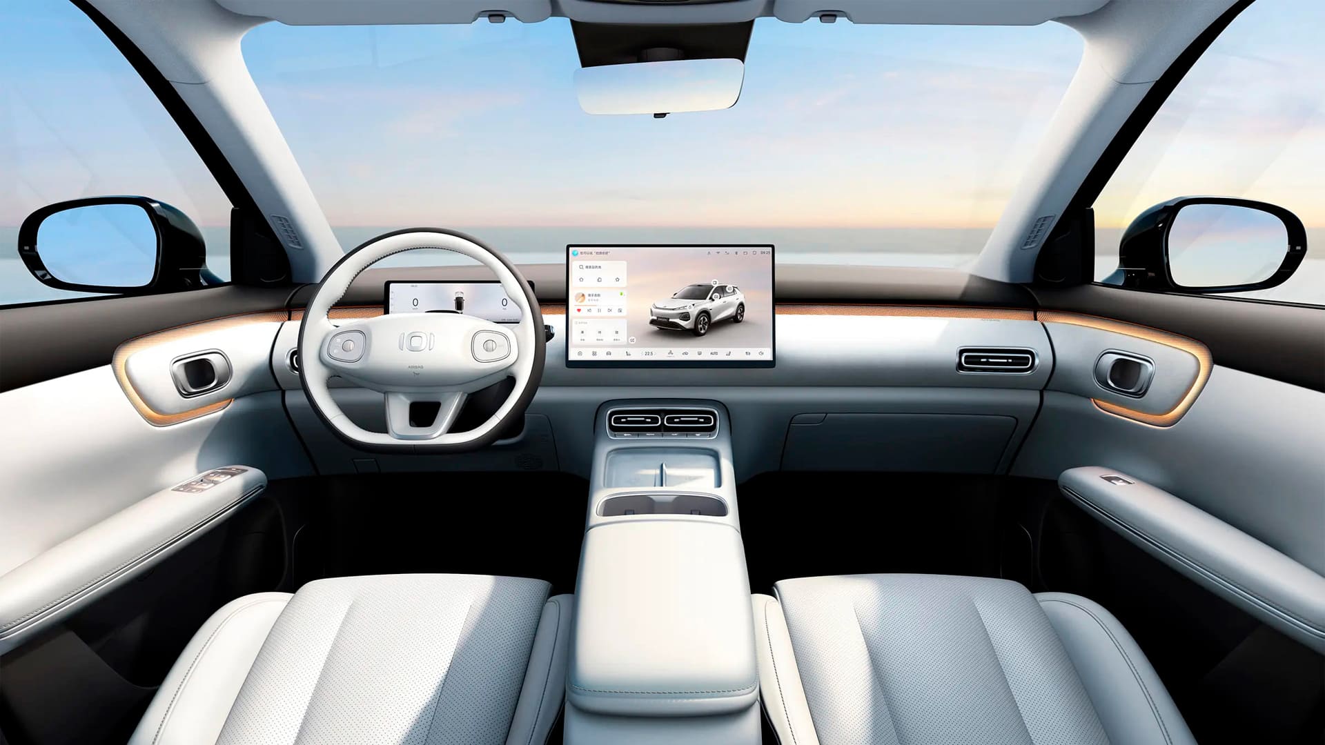 Электромобили Changan Qiyuan Q05 из Китая 360